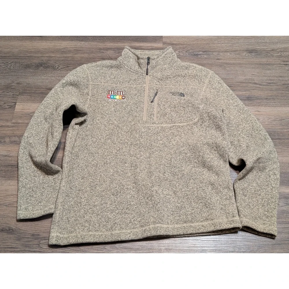 The North Face Quarter Zip Fleece Mens M&Ms Racing #18 Large?‎ Read